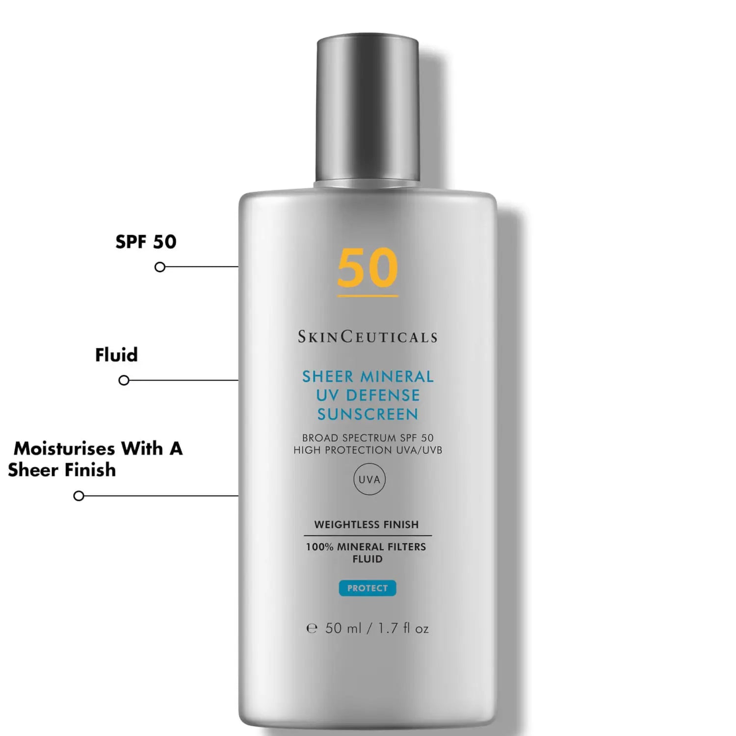 SkinCeuticals | Sheer Mineral UV Defense SPF50 Sunscreen Protection (50ml)