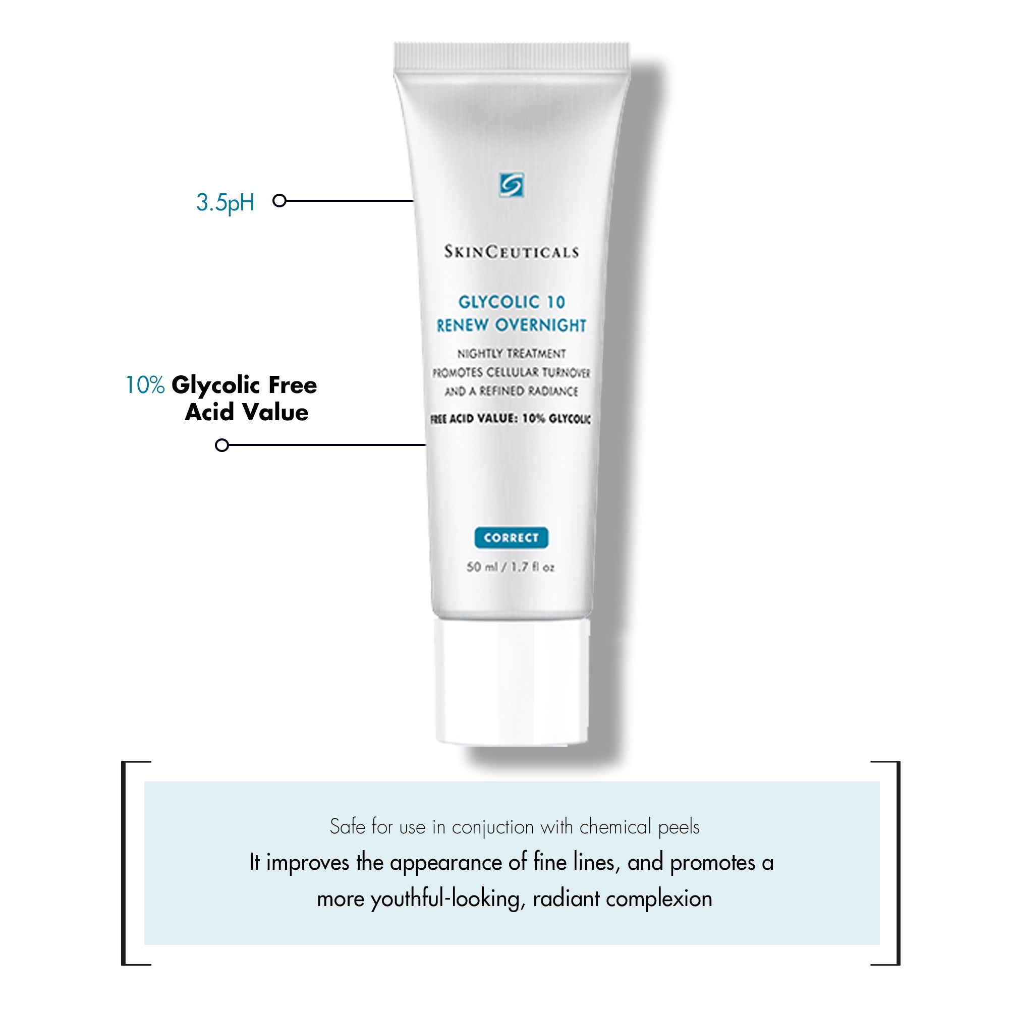SkinCeuticals | Glycolic 10 Renew Overnight (50mls)
